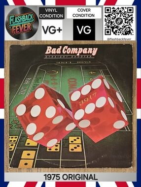 BAD COMPANY•1975 US (#SS 8413) Monarch Pressing